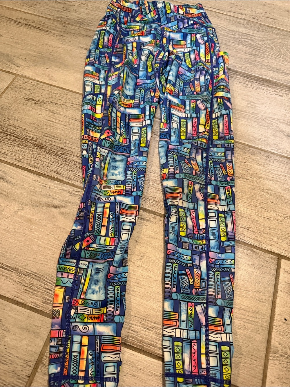 Princess of Awesome Boy Wonder Women’s Multi-Color library Leggings XXS